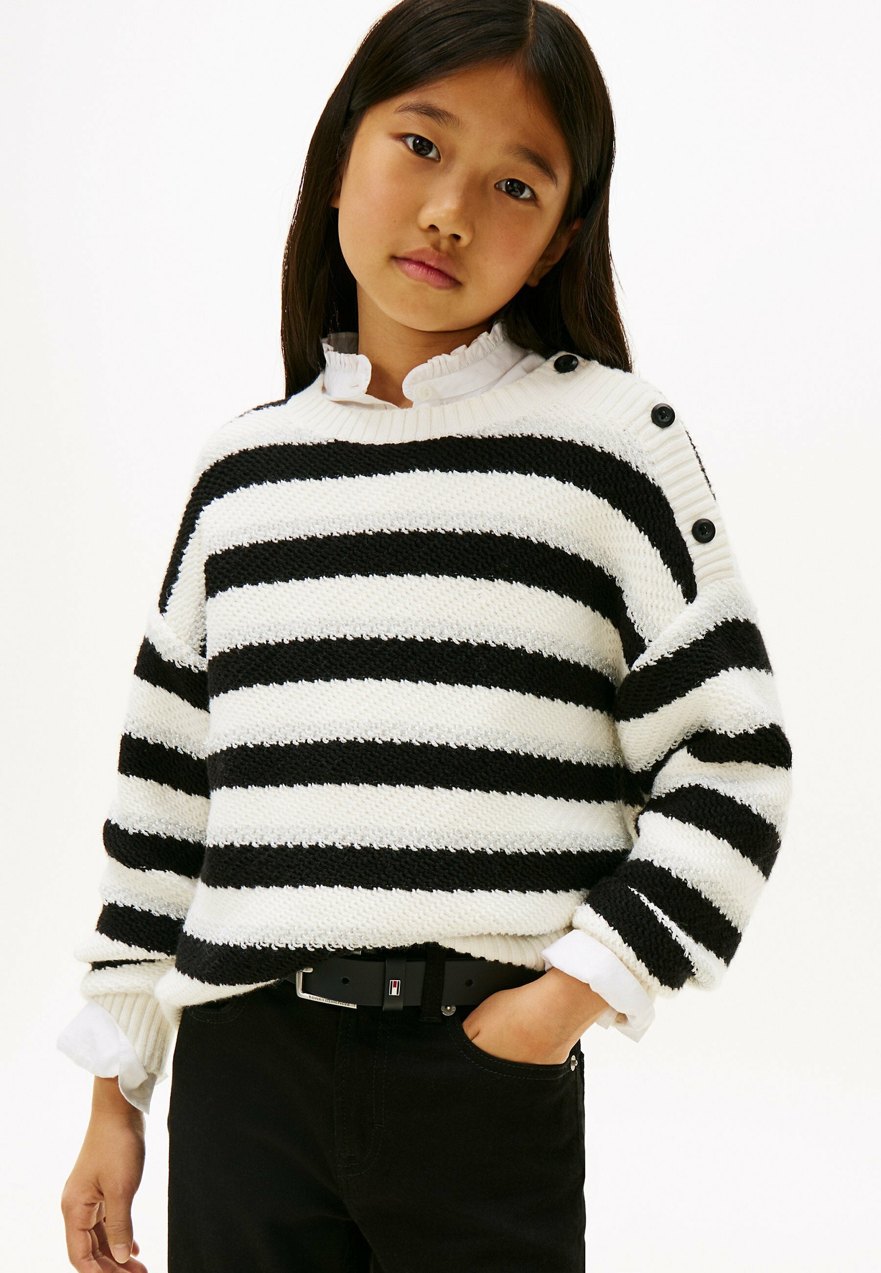 LUREX STRIPE SWEATER Media 3