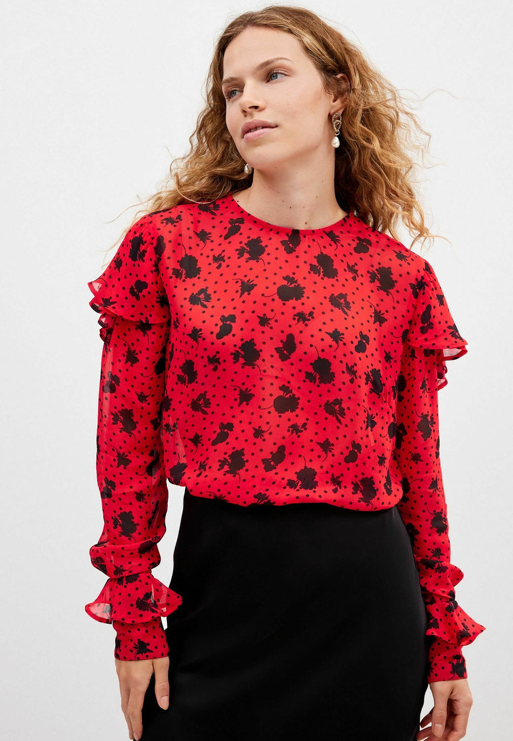 Next RUFFLE LONG SLEEVE