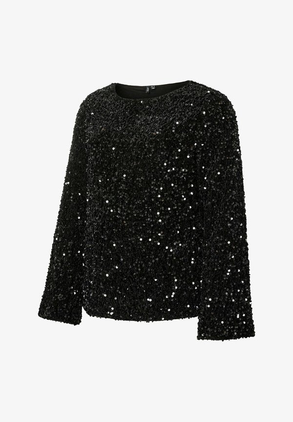 Vero Moda Regular Fit Boat neck - Blouse - black