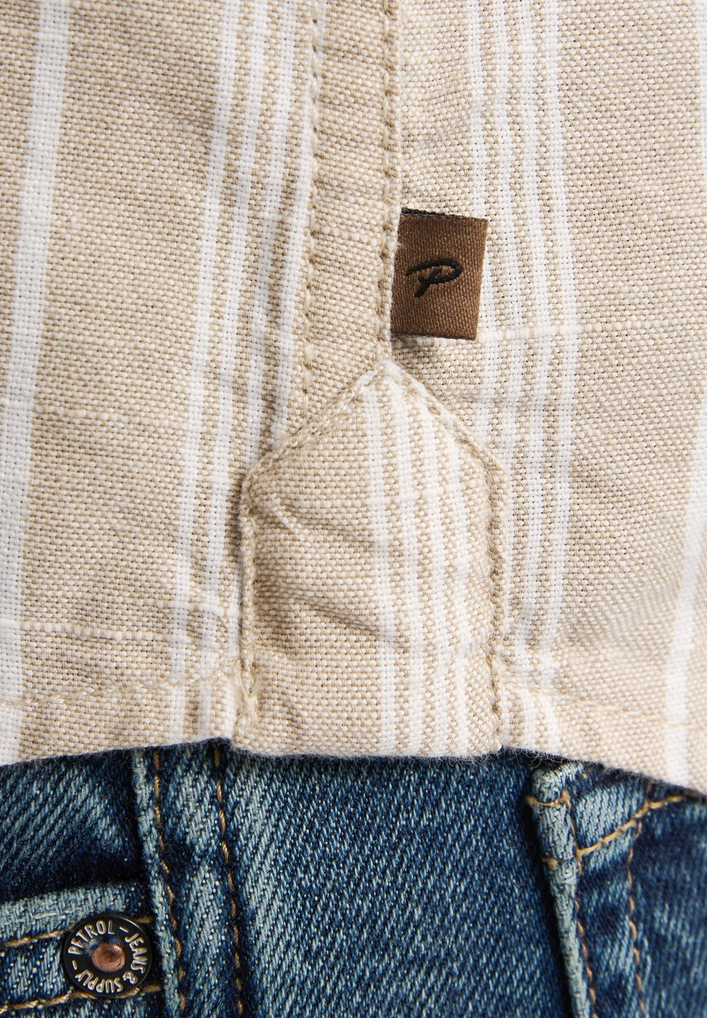 Petrol Industries STRIPED SHIRT TURTLEVISTA