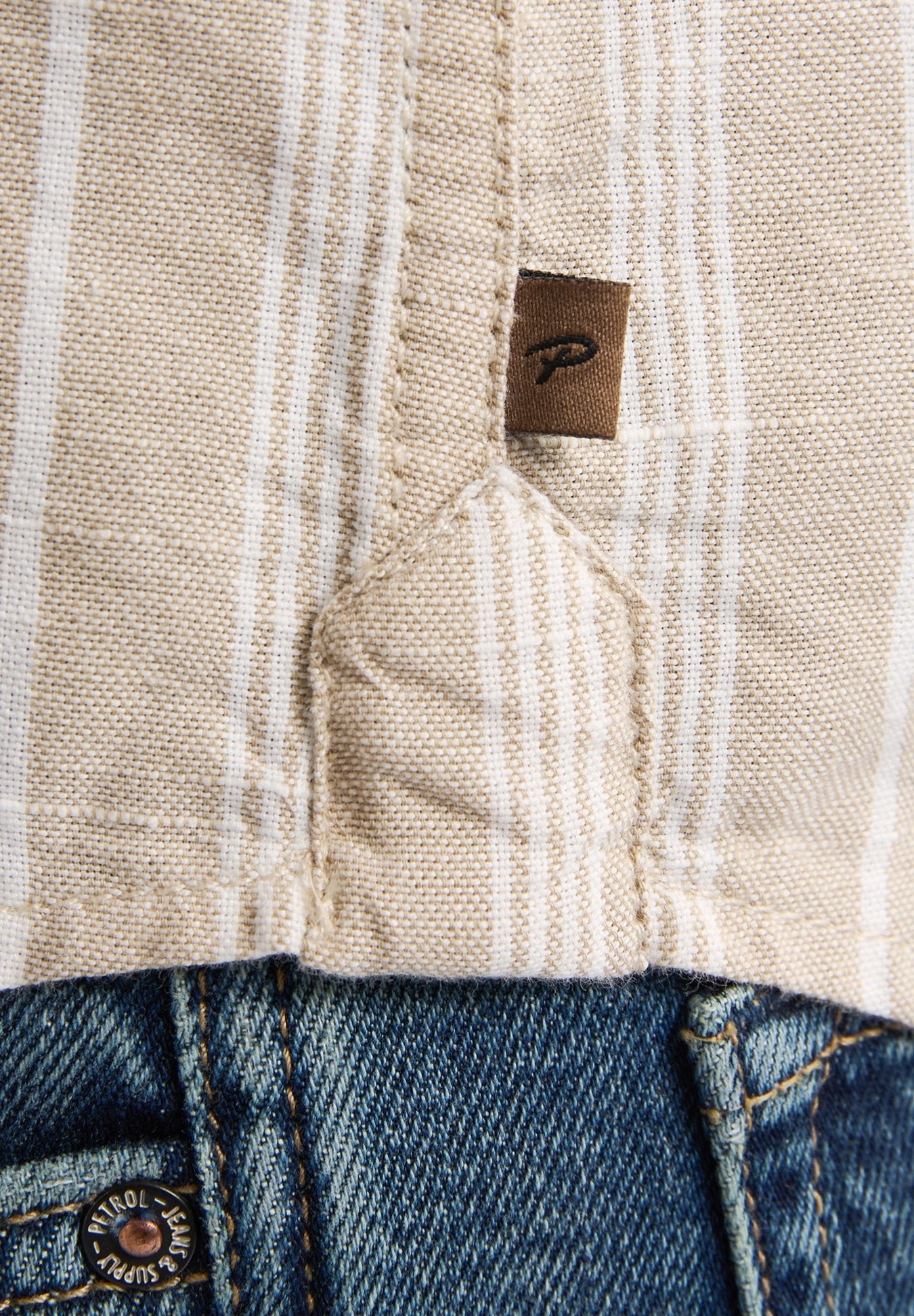 Petrol Industries STRIPED SHIRT TURTLEVISTA