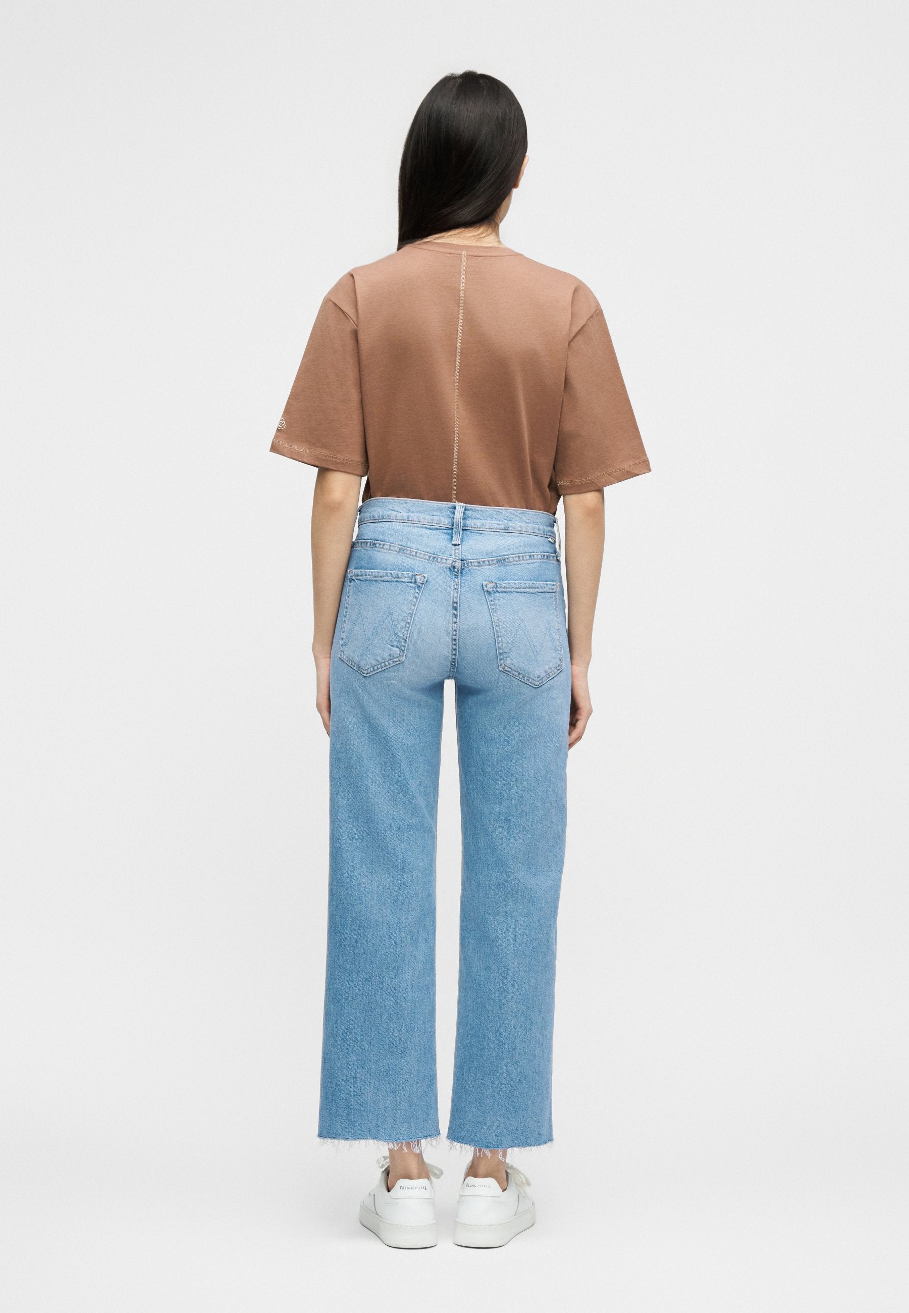 Mother RAMBLER ZIP ANKLE FRAY