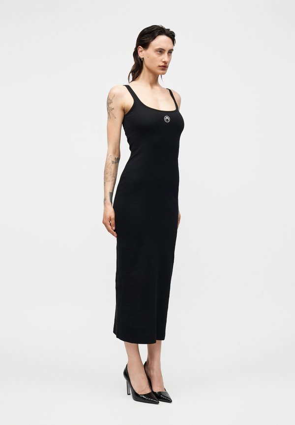 MARINE SERRE MOON LOGO LONG DRESS