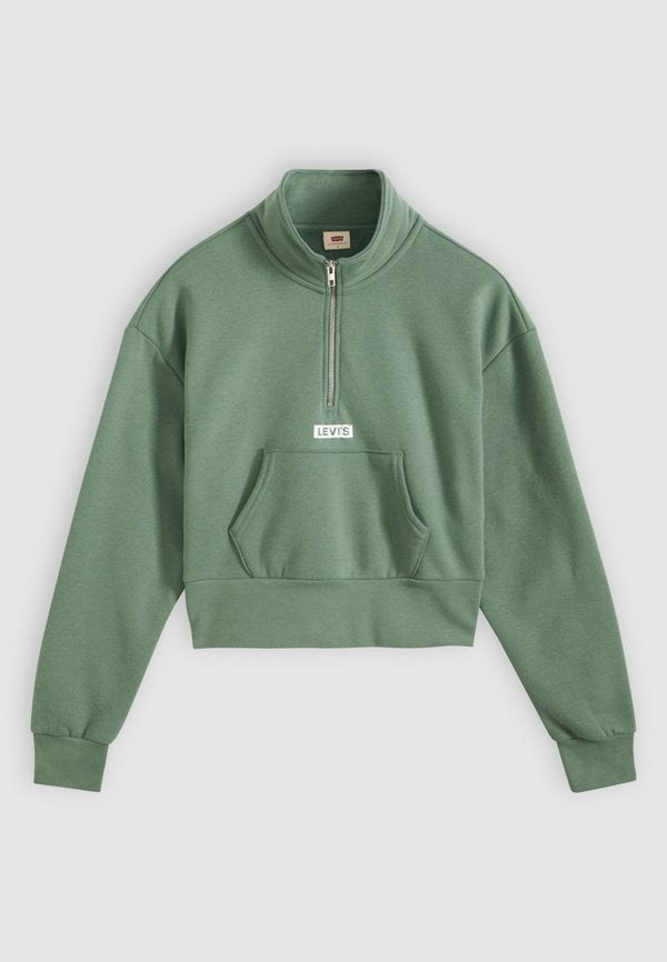Levi's® GRAPHIC SARA ZIP - Sweatshirt - dark forest