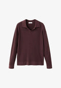 Mango Polo shirt - bordeaux