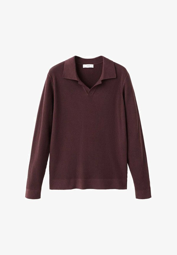 Mango Polo shirt - bordeaux