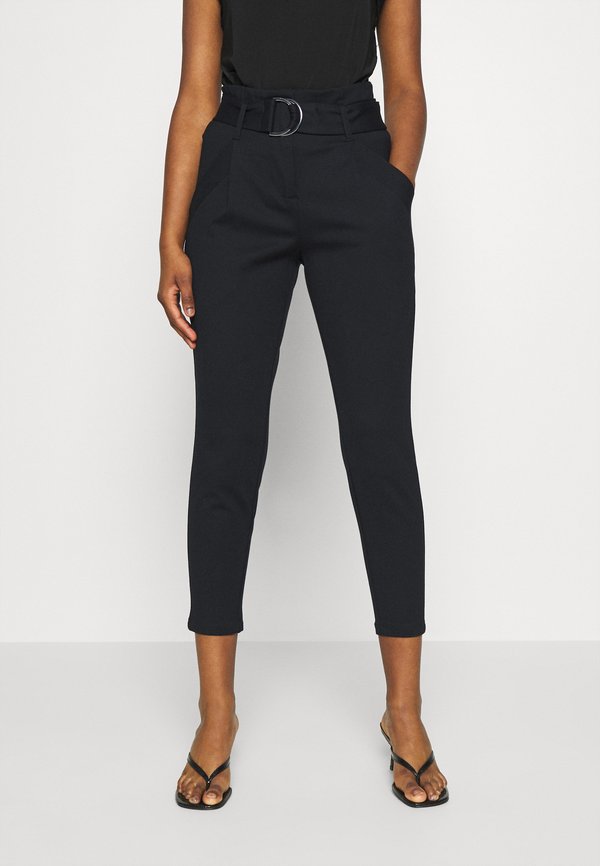 Vero Moda Petite VMBAILEY PAPERBAG BELT PANTS - Trousers - black