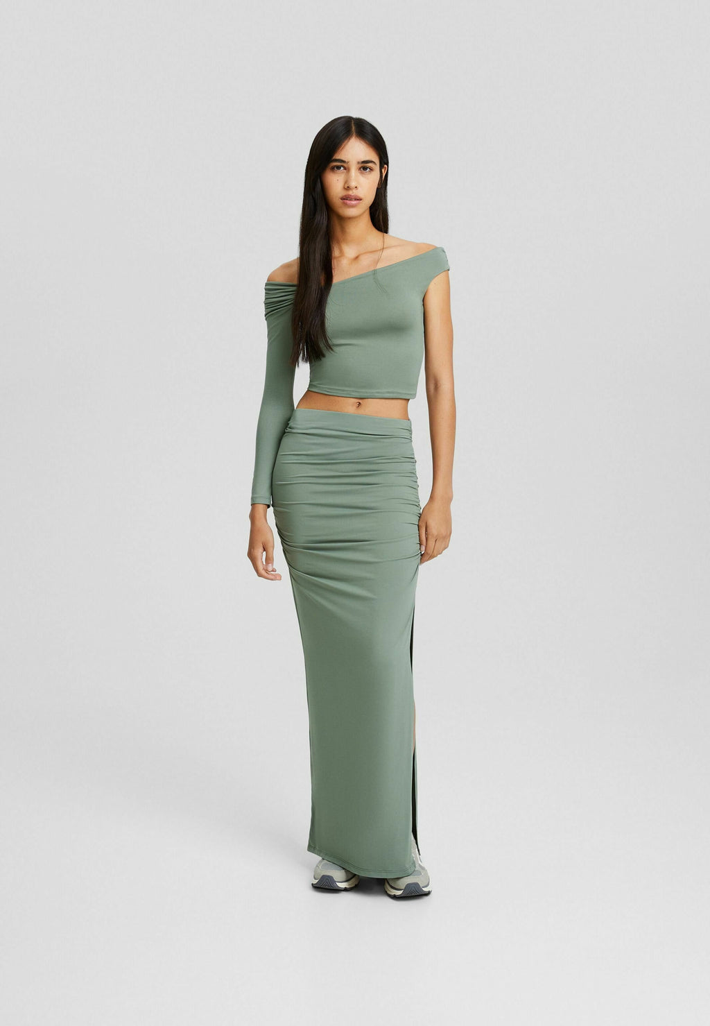 Bershka ASYMMETRIC GATHERED
