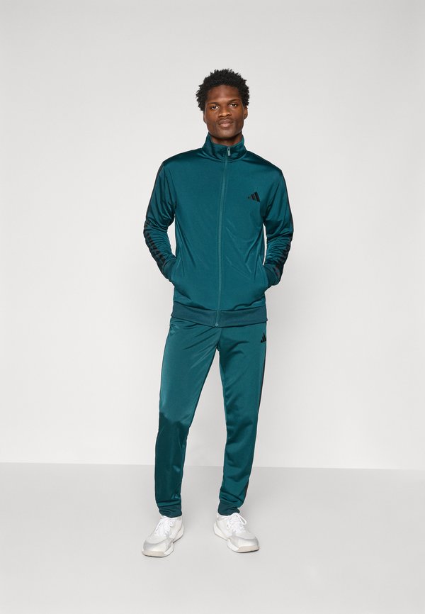 adidas Sportswear 3 STRIPES SET - Tracksuit - aurora ivy