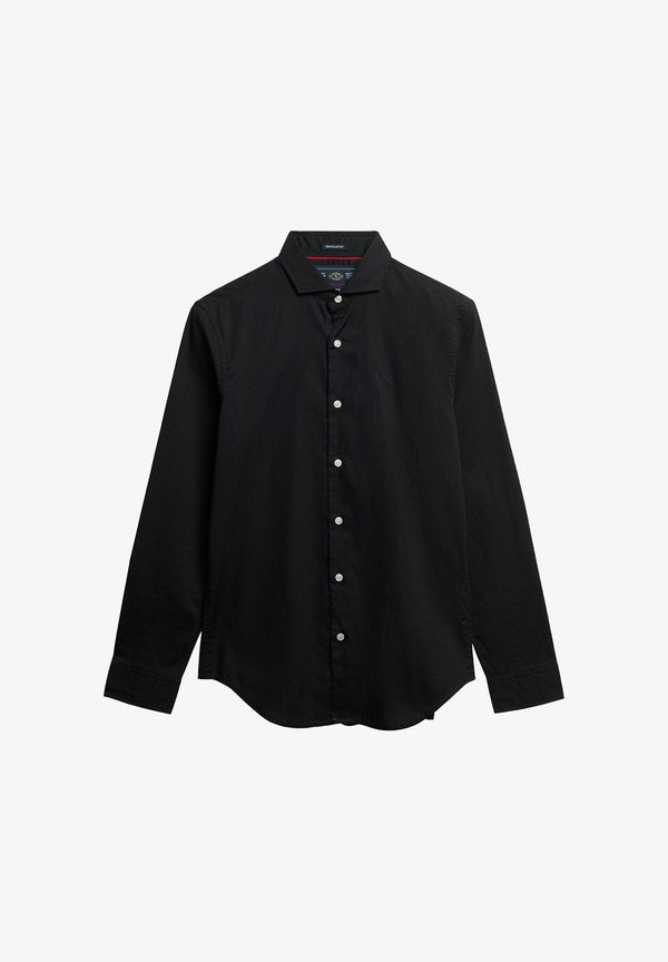 Superdry & Co CLASSIC TAILORED LONG SLEEVE - Shirt - black