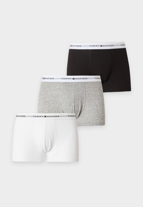 Tommy Hilfiger SIGNATURE 3 PACK - Trunks - grey heather/black/white