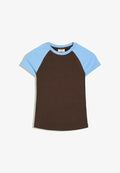 Bershka TSHIRT - Print T-shirt - dark brown