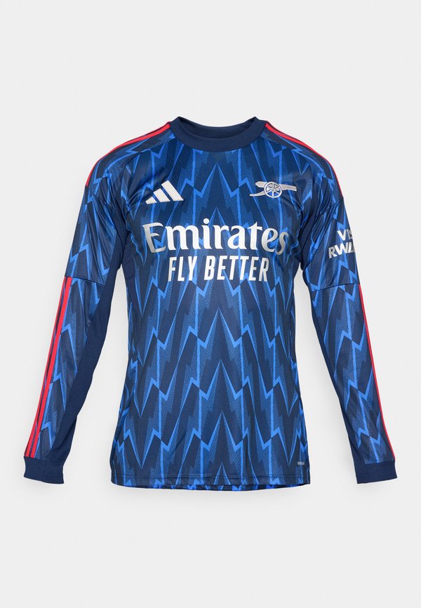 adidas Performance ARSENAL FC 25/26 AWAY JERSEY LONGSLEEVE - Club wear - night indigo/grey two
