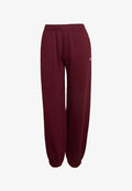 adidas Originals ESS FL JOGGER - Tracksuit bottoms - maroon