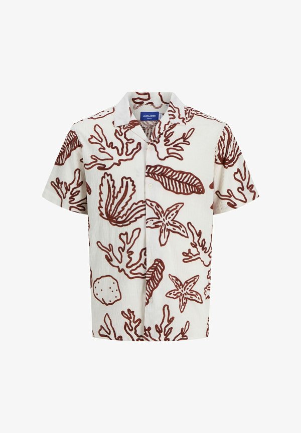 Jack & Jones Resort Relaxed Fit - Shirt - cloud dancer