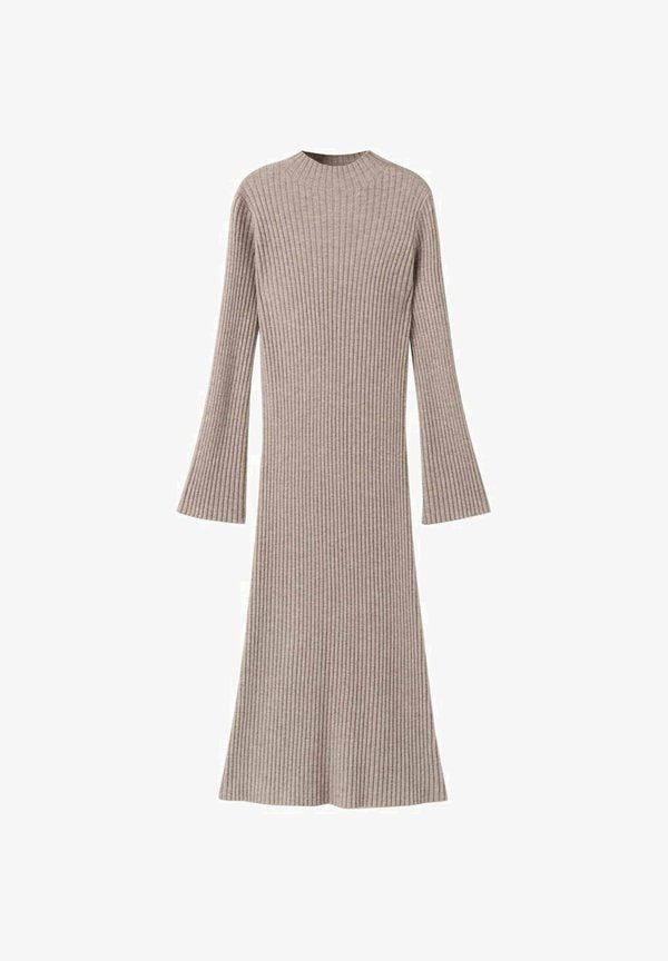 Mango ADULT - Jumper dress - light brown