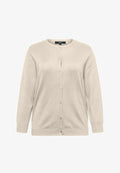 Vero Moda Curve CARDIGAN VMCSILJE KNIT CARDIGAN - Cardigan - birch