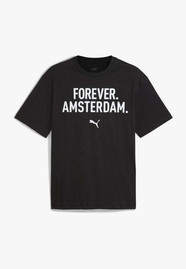 Puma CONCEPT AMSTERDAM RELAXED  - Print T-shirt - black