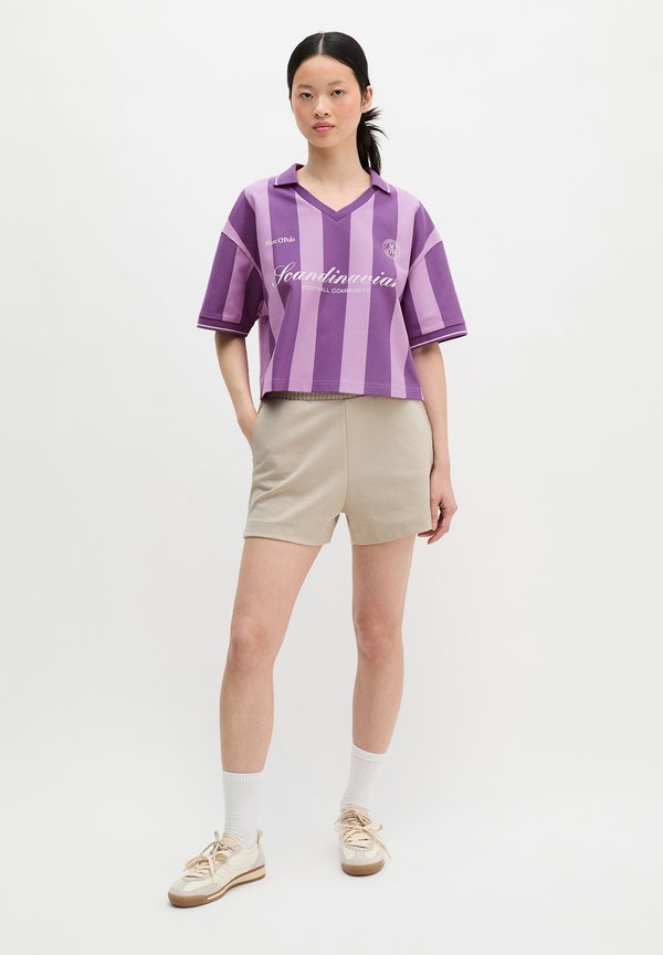 Marc O'Polo MOP CLUB '67 FOOTBALL TRIKOT SHIRT, CROPPED, STRIPED