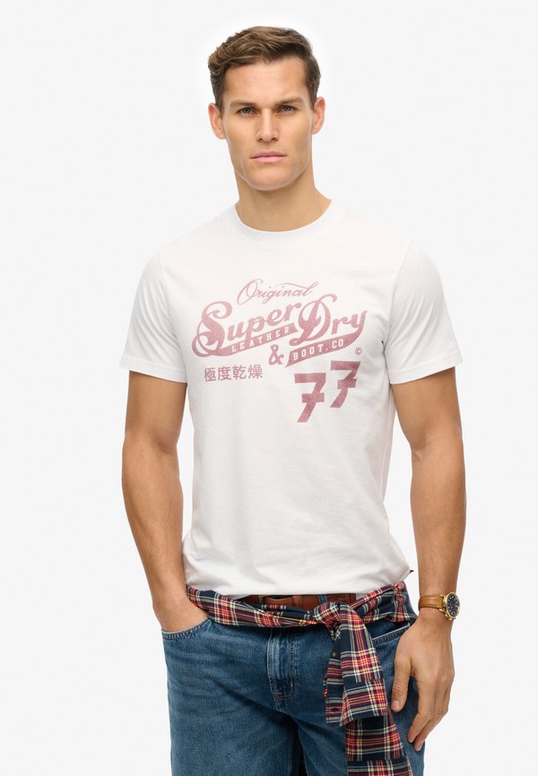 Superdry & Co Print T-shirt - optic