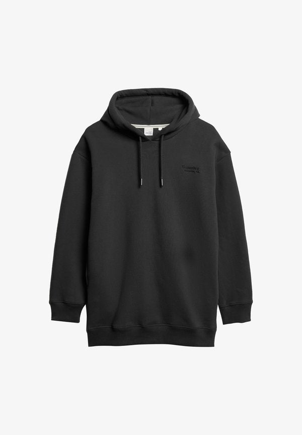 Superdry & Co ESSENTIAL HOODIE - Day dress - bison black