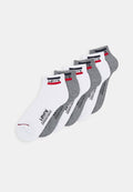 Levi's® MID CUT 6 PACK - Socks - white/grey
