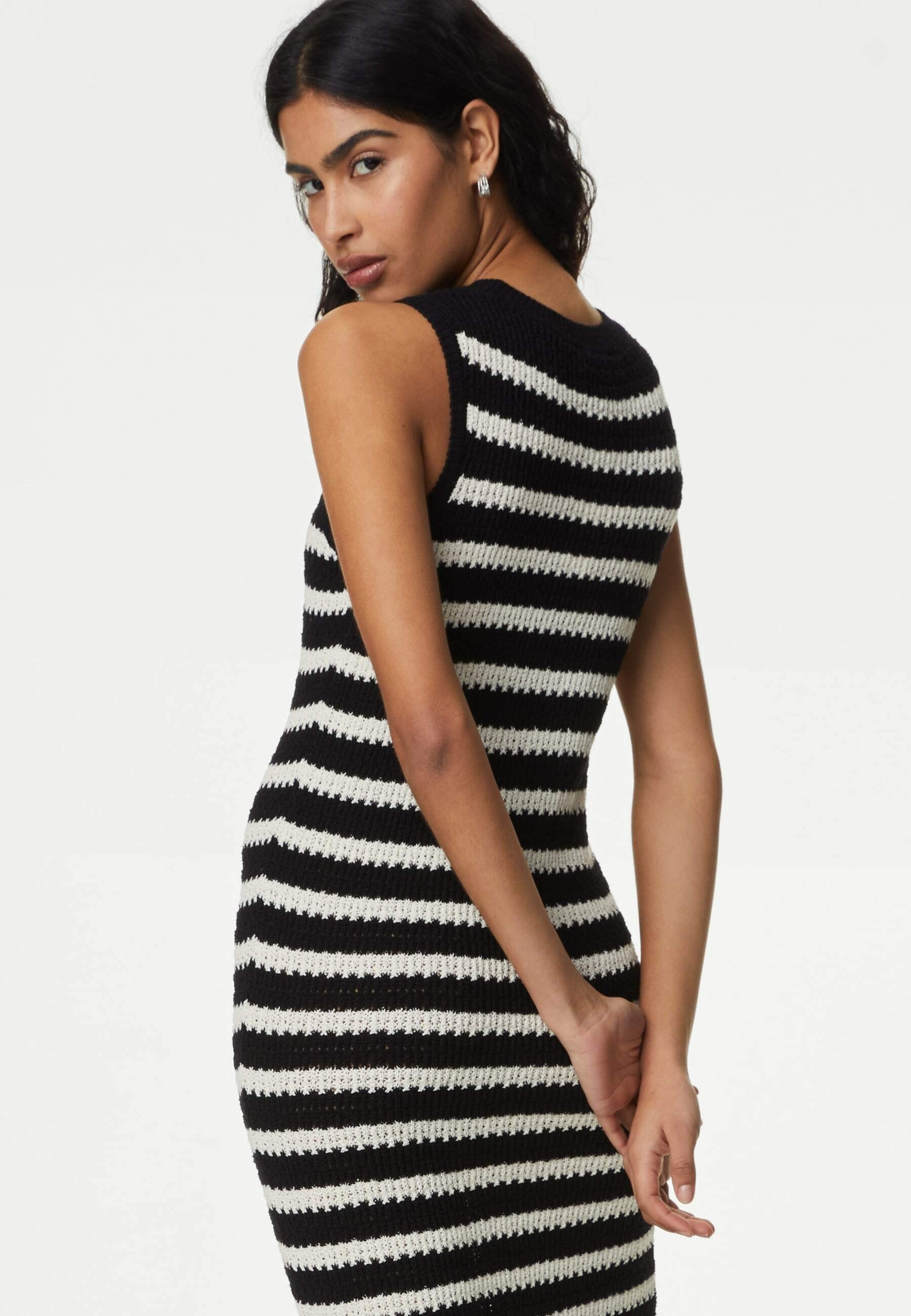 Marks & Spencer COTTON RICH STRIPED KNIT
