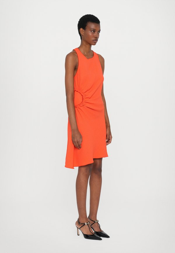 Victoria Beckham SLEEVELESS GATHER DETAIL MINI DRESS