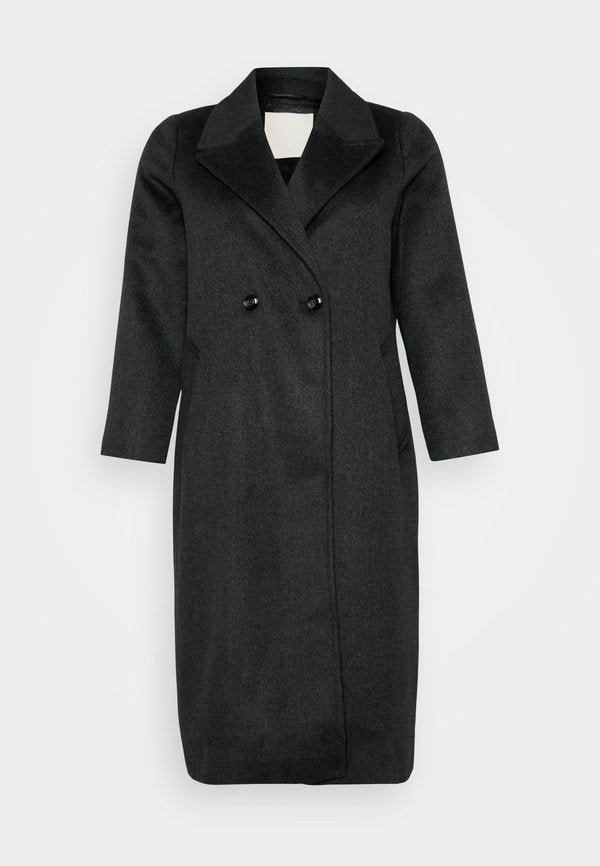 Vero Moda Curve VMCGARNER - Classic coat - black