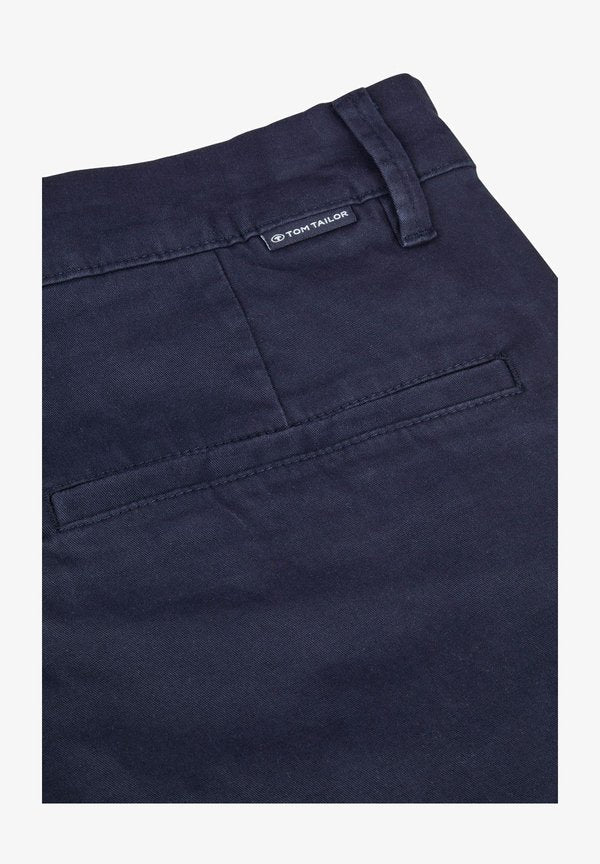 TOM TAILOR Chinos - knitted navy