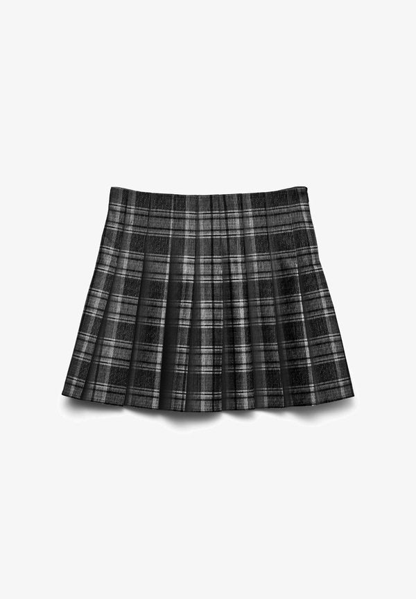 Vero Moda VMPIPER Mid waist Short - Mini skirt - black