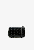 Bershka STUDDED BAG - Cross body bag - black