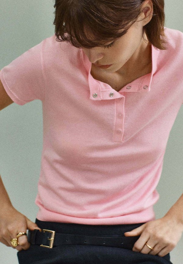 Mango ADULT - Basic T-shirt - pink