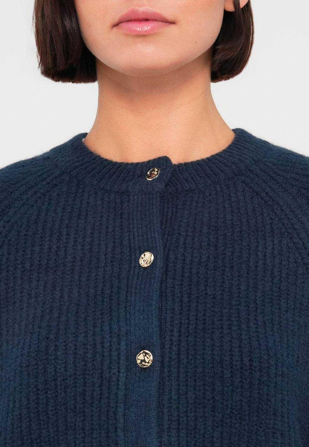 Abercrombie & Fitch CREW CARDI SOLID
