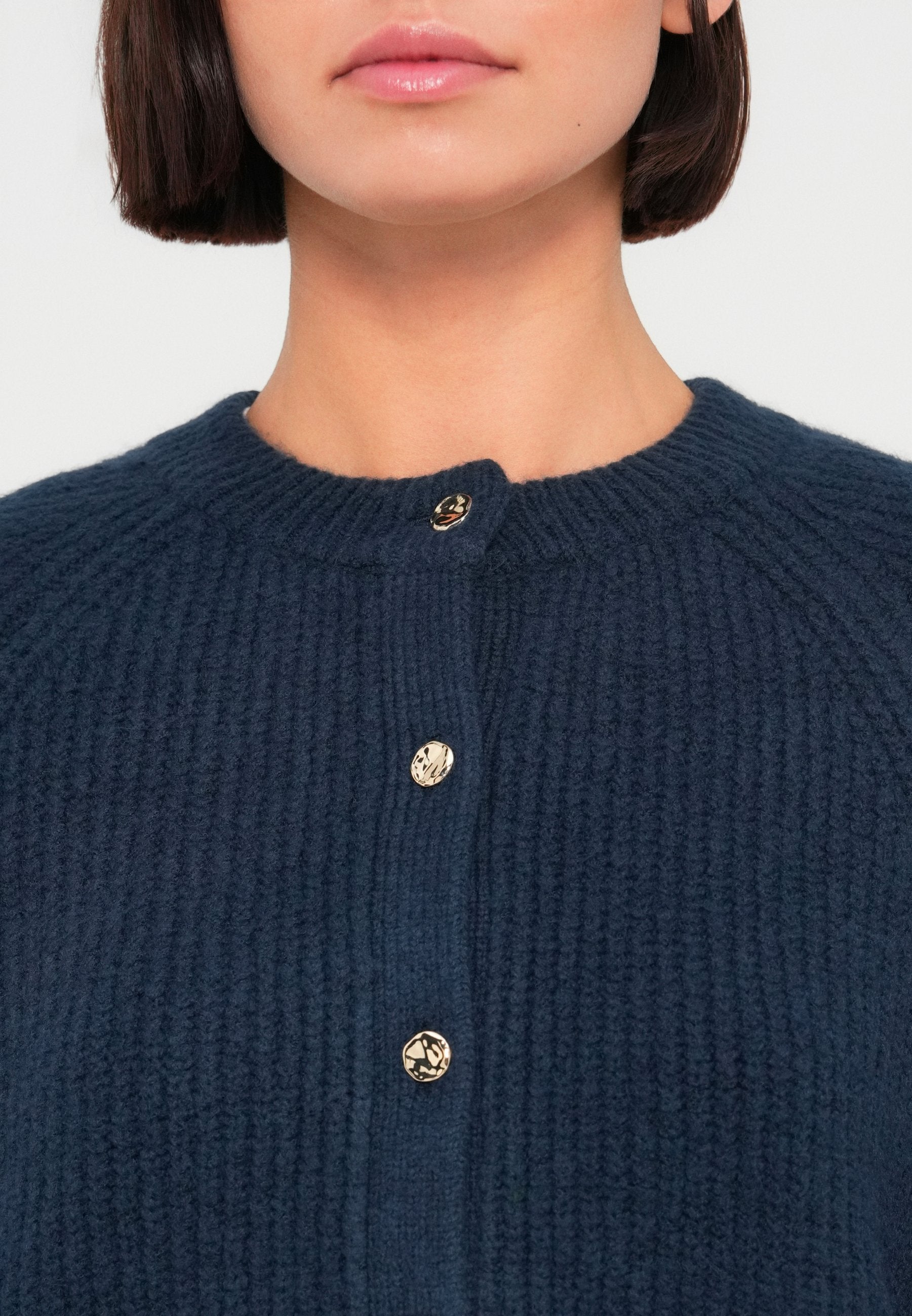 Abercrombie & Fitch CREW CARDI SOLID