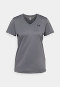 Under Armour TECH - Sports T-shirt - castlerock/black