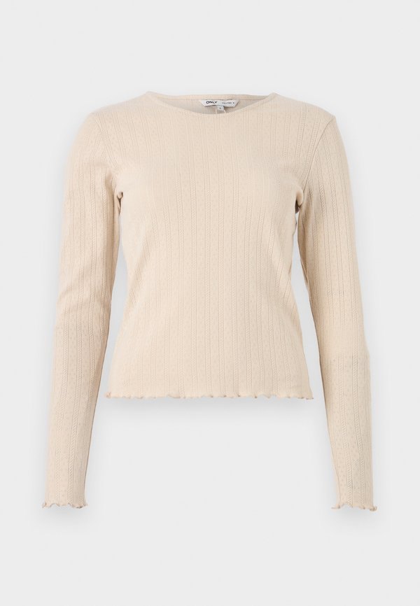 ONLY ONLCARLOTTA - Long sleeved top - pumice stone