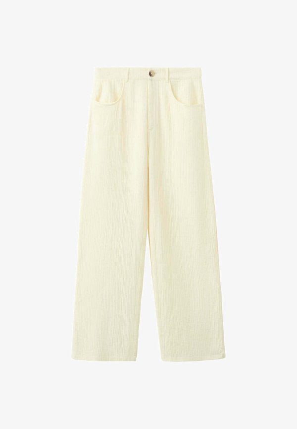 Mango ADULT - Trousers - light yellow