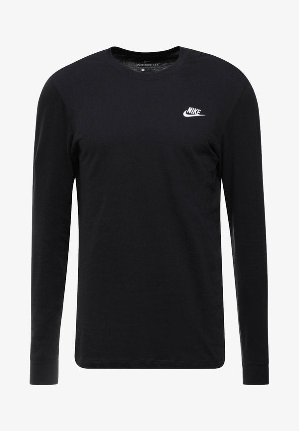 Nike Sportswear CLUB TEE  - Long sleeved top - black