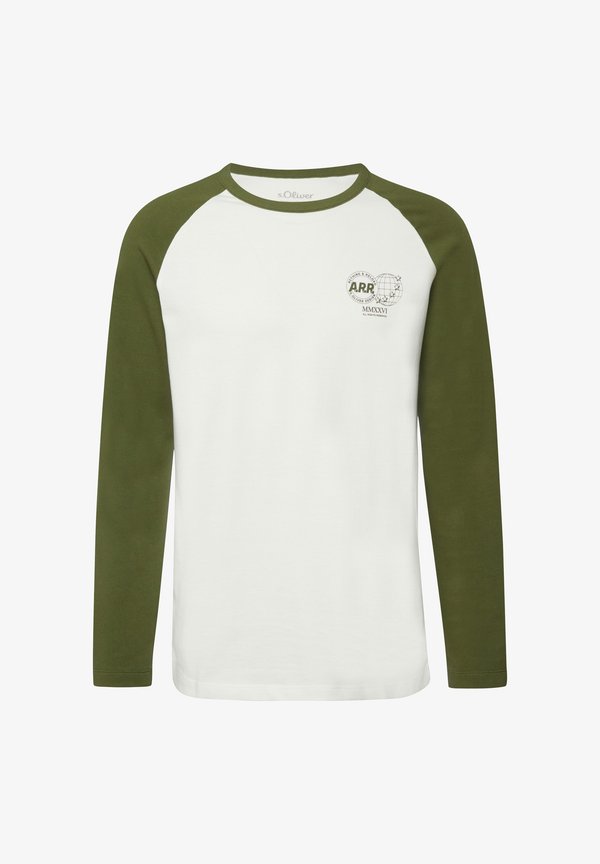 s.Oliver Long sleeved top - olivgrün
