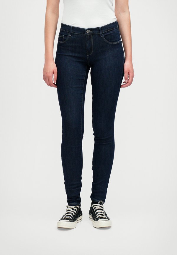ONLY ONLRAY BOX SKINNY - Jeans Skinny Fit - dark blue denim