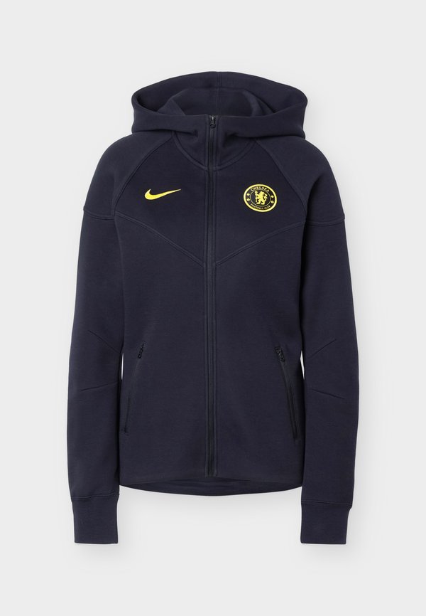Nike Performance CFC - Zip-up sweatshirt - pitch blue/midwest gold-coloured