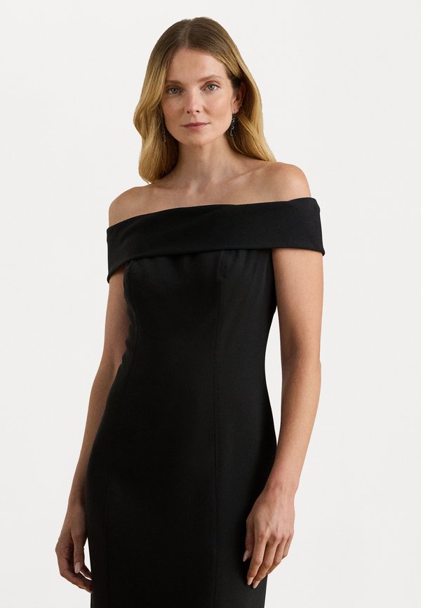 Lauren Ralph Lauren CREPE OFF-THE-SHOULDER GOWN