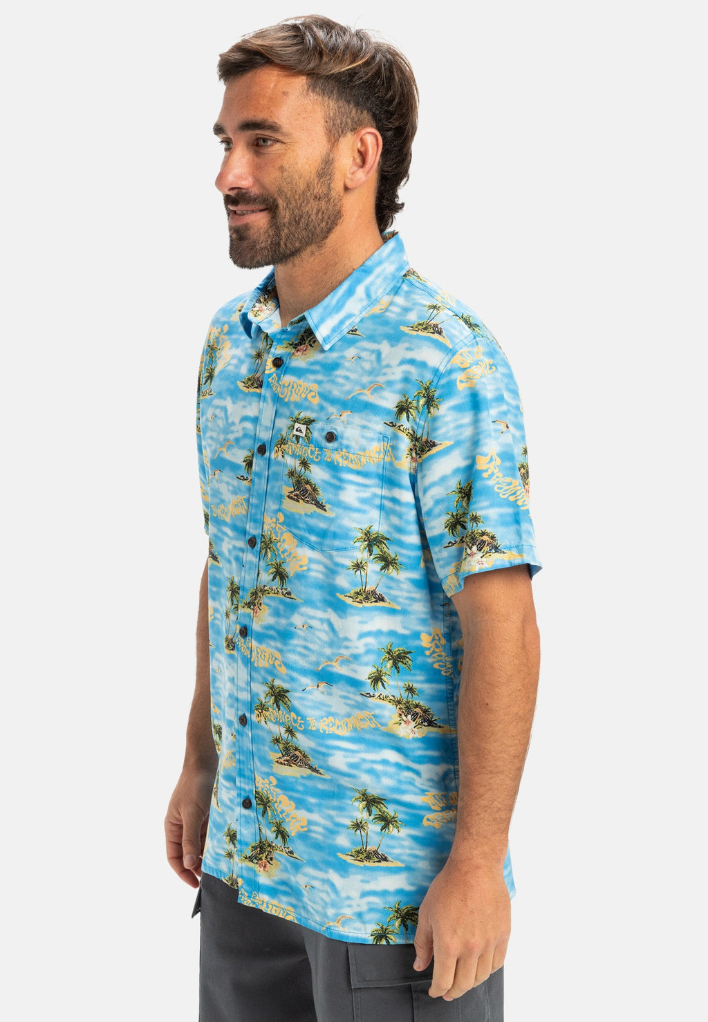 Quiksilver SAFE PARADISE MIT KURZEN ÄRMELN