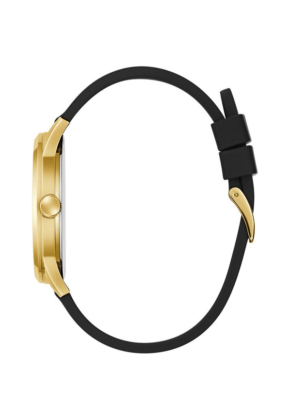 Guess P GLD CS / SUN BLK LOGO DL / BLK SMTH SILICONE STRP