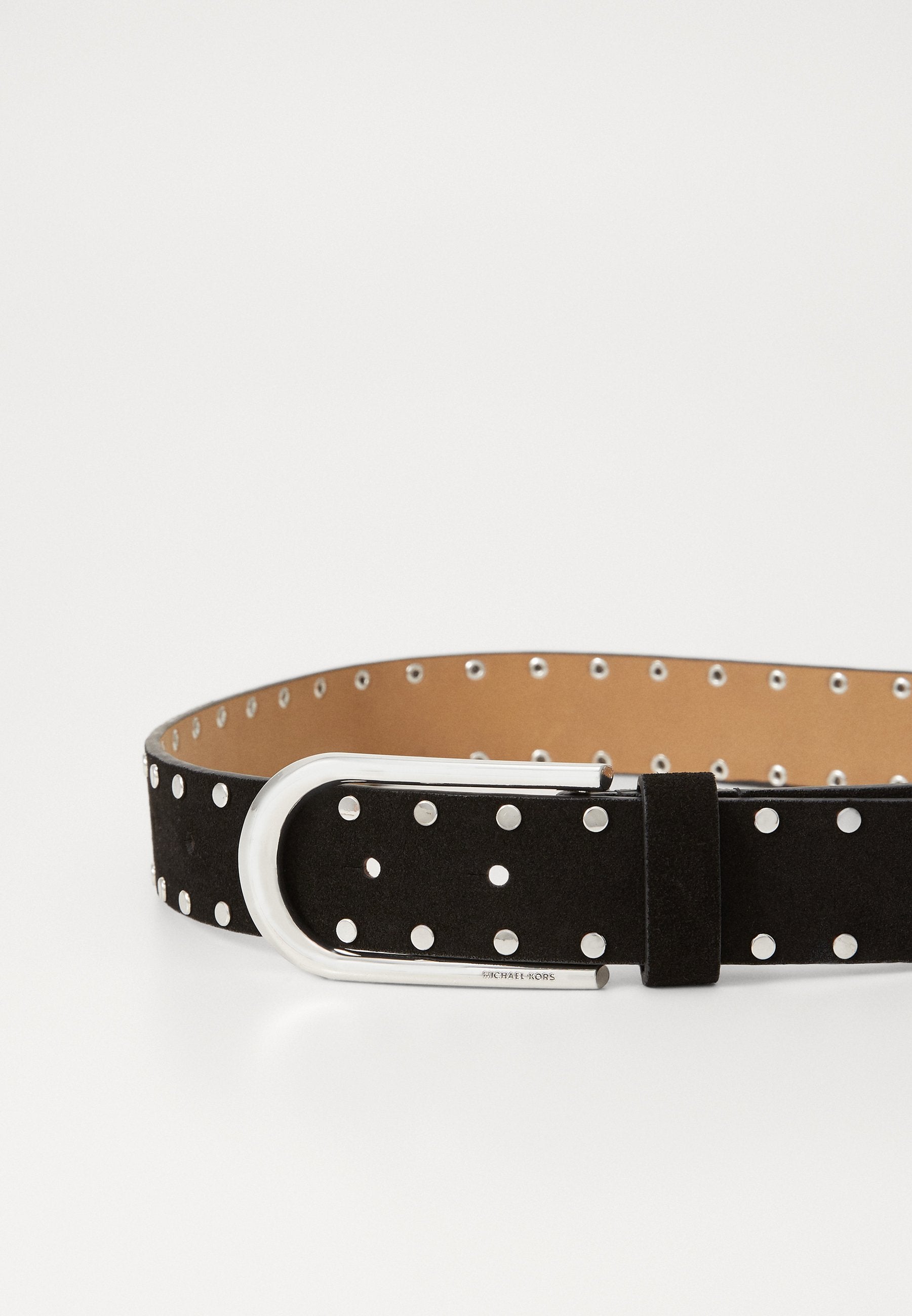 MICHAEL Michael Kors 32MM HALF MOON STUDDED BELT