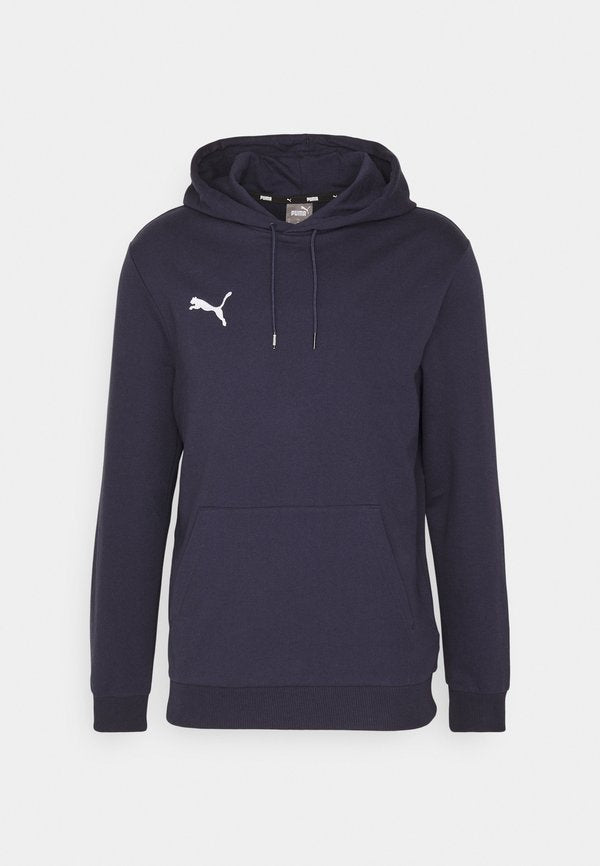 Puma TEAMGOAL CASUALS HOODY - Hoodie - navy/white