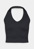 adidas Performance WORKOUT ESSENTIALS KNIT HALTERNECK - Top - black