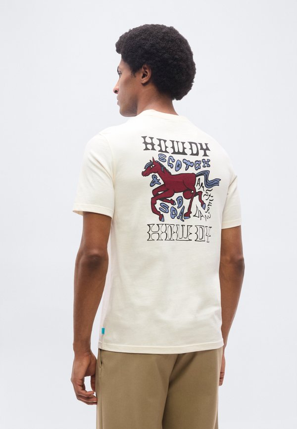 Scotch & Soda FRONT AND BACK ARTWORK REGULAR FIT