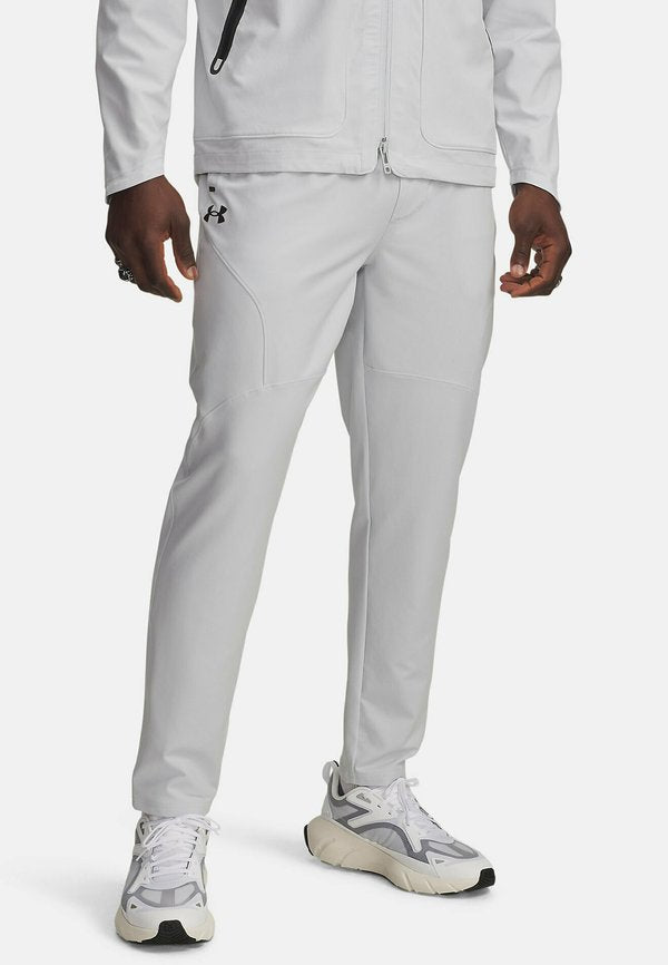 Under Armour UNSTOPPABLE - Tracksuit bottoms - halo gray
